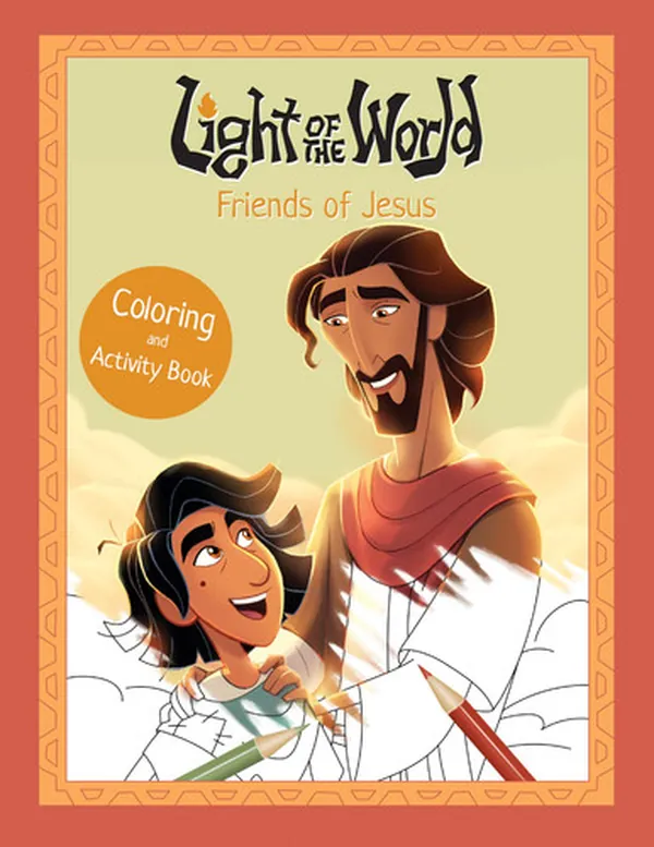 Cover of Light of the World: Friends of Jesus Coloring and Activity Book