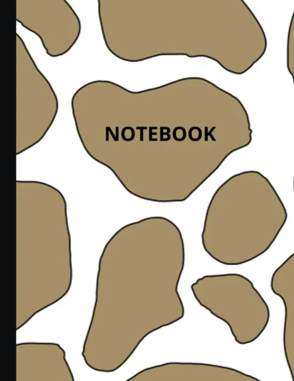 Cover of Notebook: Leopard Print College Ruled Notebook - 8.5 x 11 - 120 Pages amazing design notebook
