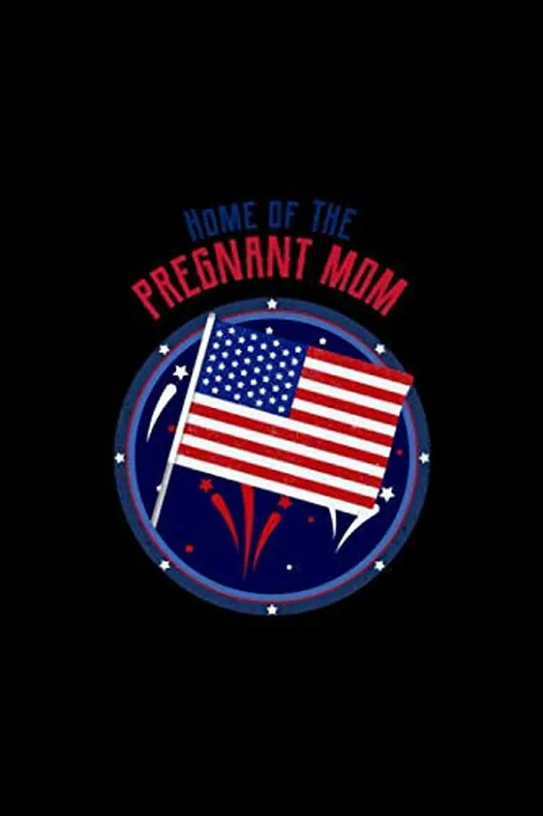 Cover of Home Of The Pregnant Mom: Blank Lined Journal | Office Notebook | Writing Creativity | Meeting Notes