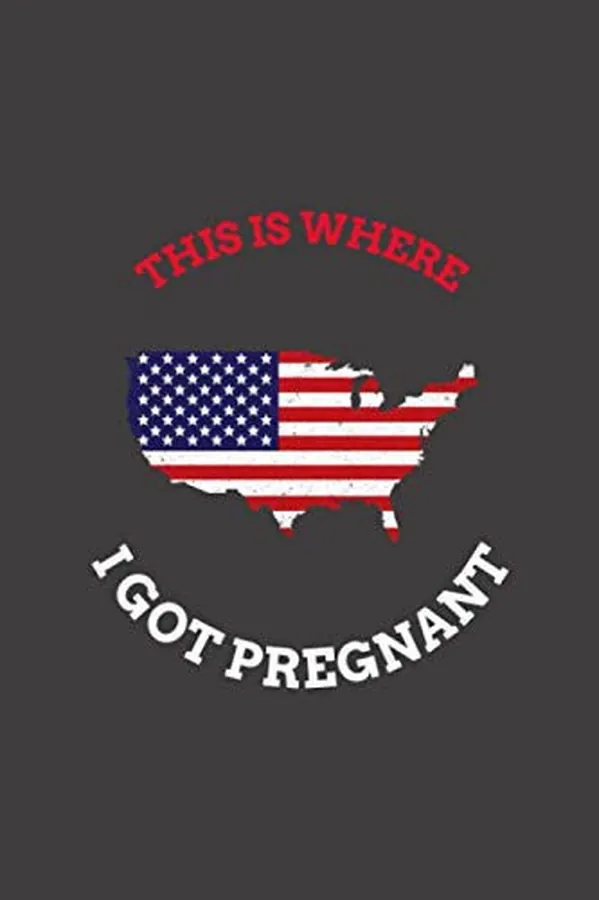Cover of This Is Where I Got Pregnant: Blank Lined Journal | Office Notebook | Writing Creativity | Meeting Notes
