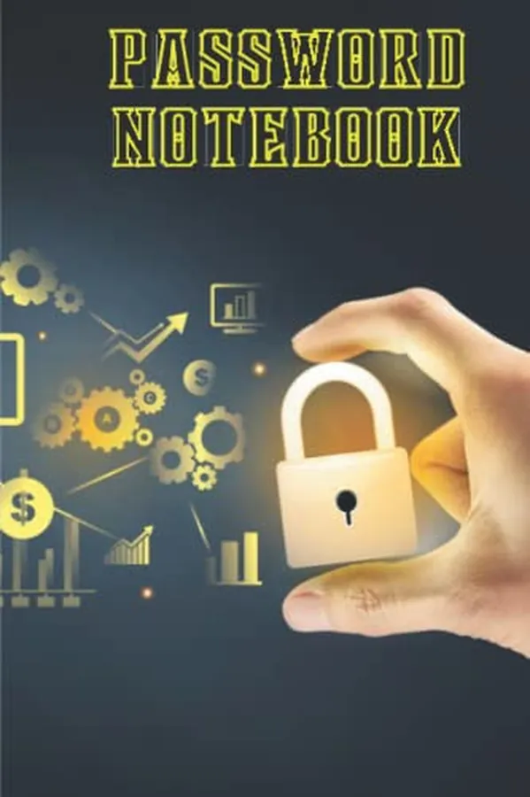Cover of Password Notebook: password website - Notes / Security questions notebook
