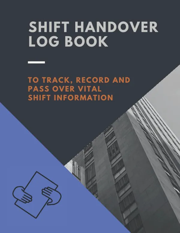 Cover of Shift Handover Log Book