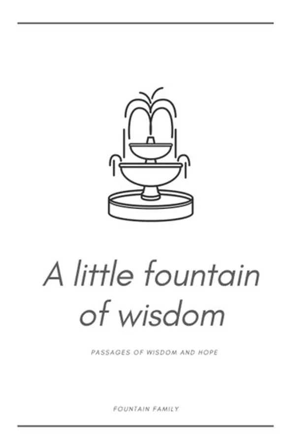 Cover of A little fountain of wisdom