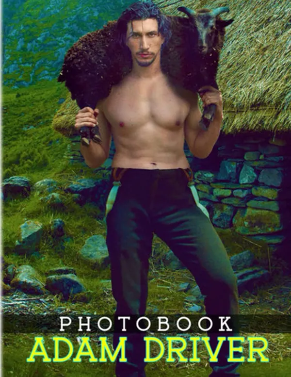 Cover of Adαm Drívєr Photo Book: Photo Album Collection Of A Famous Actor With 40 Images Inside | Gifts For Fans To Decor And Relax