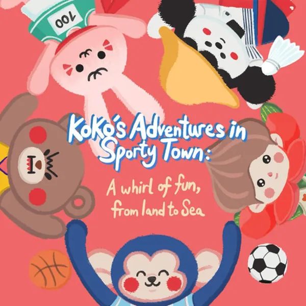 Cover of Koko's Adventures in Sporty Town A Whirl of Fun, from Land to Sea