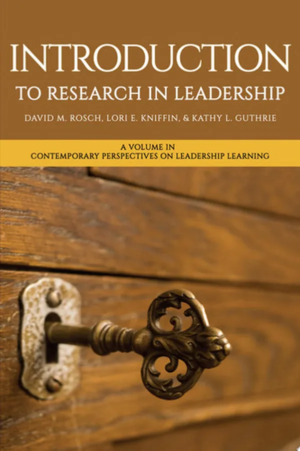 Cover of Introduction to Research in Leadership