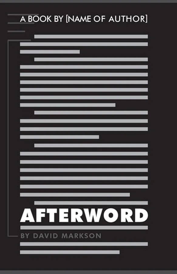 Cover of Afterword