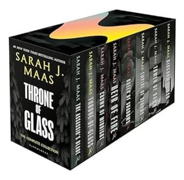 Cover of Throne of Glass Paperback 1-8 Books Box Set