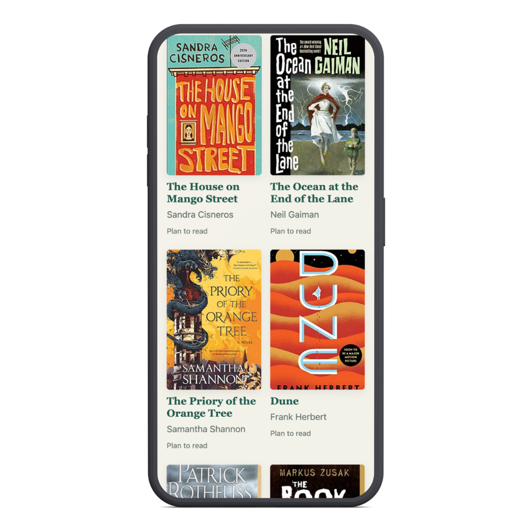MyBibliotheca library showing book covers, editions, volumes, and reading statuses